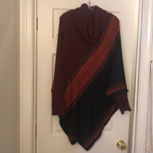 Sweater Poncho Size 3X